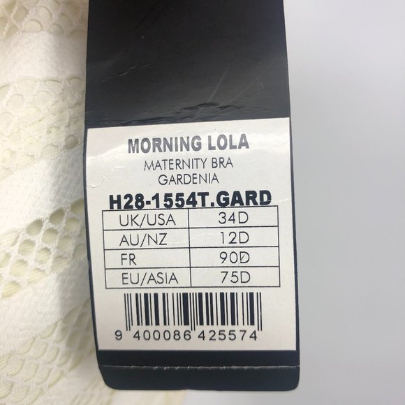 Heidi Klum Maternity Nursing Bra White Mesh 34D - Picture 5 of 7